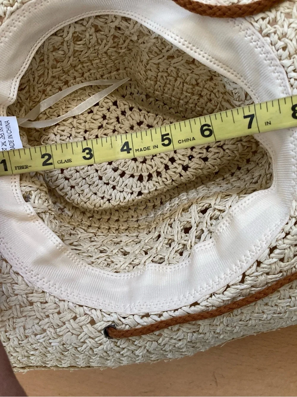 NWOT cowgirl/cowboy  Wolven straw, beige color, summer hat.